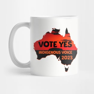 Vote YES to Indigenous Voice to Parliament Australia Mug